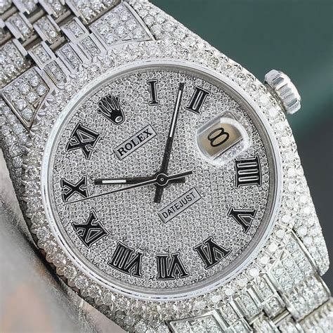 iced out fake watches|iced watches with real diamonds.